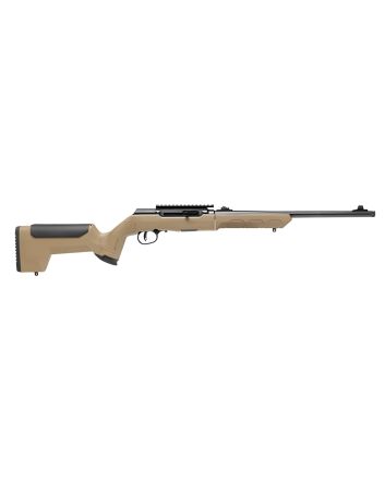 Savage Arms 47262 A22 Takedown Full Size 22 LR 10+1 18" High Luster Button Rifled Barrel, High Luster Drilled &amp; Tapped Carbon Steel Receiver, Flat Dark Earth Takedown Synthetic Stock, Right Hand
