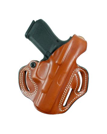 DeSantis Gunhide 001TA2XZ0 Thumb Break Scabbard OWB Tan Leather Belt Slide Fits Sig P365-XMACRO Right Hand