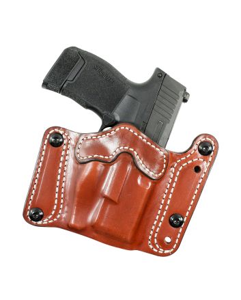 DeSantis Gunhide 194TJ8HZ0 Variable 194OWB Tan Leather Fits Sig P320C/P250C Belt Clip Mount Ambidextrous