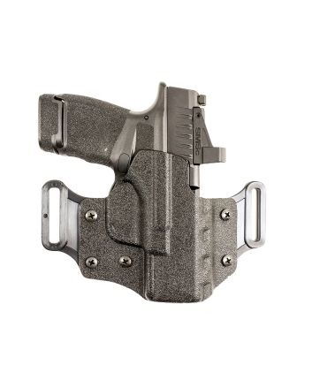 DeSantis Gunhide 195KA0XZ0 Veiled PartnerOWB Black Kydex Belt Slide Fits Springfield Echelon Right Hand