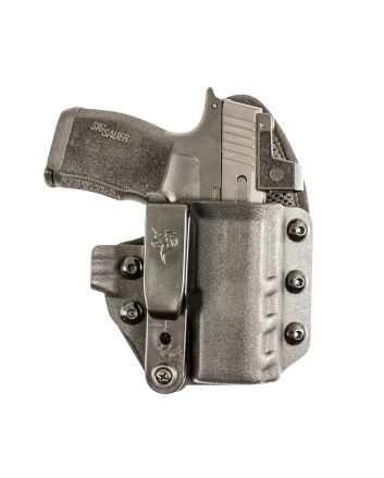 DeSantis Gunhide 206KA3TZ0 Uni-TukIWB Black Kydex Belt Clip Fits Glock 43/43X/43X MOS Right Hand