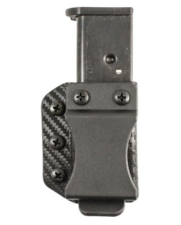 DeSantis Gunhide A100KJYYZ Persuader Mag PouchIWB/OWB Black Kydex Belt Clip Compatible w/ Glock 43 Ambidextrous