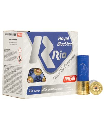 Rio Ammunition RBSM402 Royal BlueSteel Magnum 12Gauge 3" 1 3/8oz 2Shot 25 Per Box/10 Case