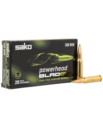 SAKO (TIKKA)PowerHead Blade 308Win 162gr 20 Per Box/10 Case