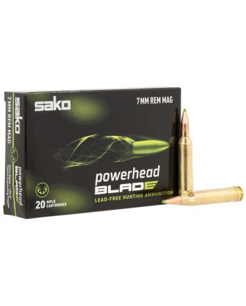 SAKO (TIKKA) JASPHB7MMRM140B PowerHead Blade 7mm 140gr 20 Per Box/10 Case
