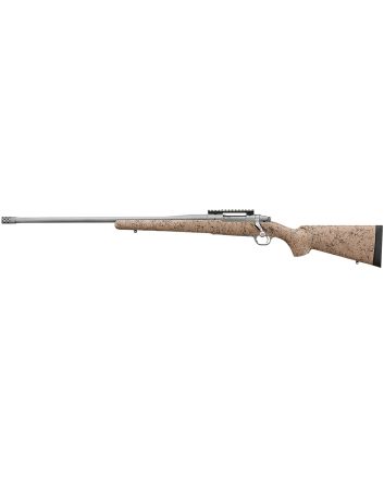 Ruger 57161 Hawkeye FTW Hunter Full Size 6.5 Creedmoor 4+1 22" Matte Stainless Threaded Barrel, Stainless Steel Receiver w/Picatinny Rail, Speckled Tan/Black HS Precision Synthetic Stock, Left Hand