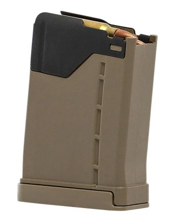 Lancer 232042 L5AWM10rd 5.56x45mm FDE Polymer w/ Steel Feed Lips Fits AR-15