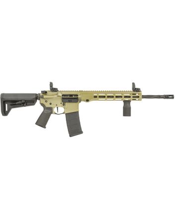 Maxim Defense MXM49736 MD15 L 5.56x45mm NATO 30+1 16" Fluted Barrel, Bazooka Green Rec/M-LOK Handguard, Black Magpul Furniture, SL-K Stock, MBUS Sights, Blackout Defense Flat Trigger