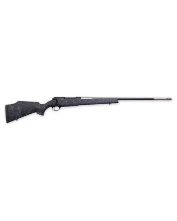 Weatherby MAM01N28NOR8B Mark V Accumark 28 Nosler 3+1 26" Threaded/Fluted Stainless Barrel, Graphite Black Rec, Gray Webbed Black Monte Carlo Stock, Accubrake Muzzle Brake, Adj. TriggerTech Trigger
