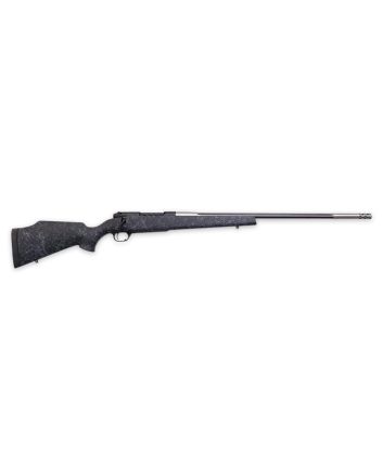 Weatherby MAM01N300PR8B Mark V Accumark 300 PRC 3+1 26" Threaded/Fluted Stainless Barrel, Graphite Black Rec, Gray Webbed Black Monte Carlo Stock, Accubrake Muzzle Brake, Adj. TriggerTech Trigger