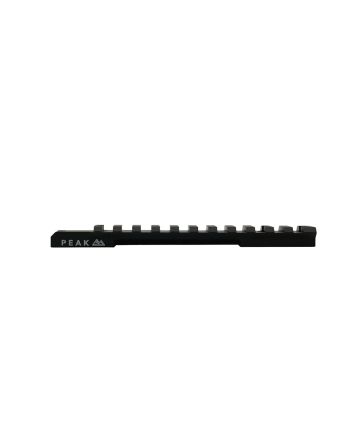 Weatherby J010003 Picatinny RailMatte Black Aluminum Weatherby Model 307 Integrated Weaver Mount Long Action 20 MOA