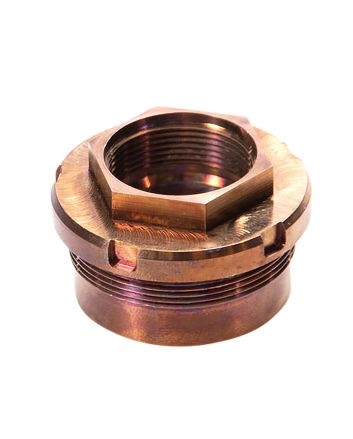 Q LLCPlan-B Omega XL 1.375"x24 tpi HUB, 17-4 Copper Stainless Steel, Fits Cherry Bomb XL Brake