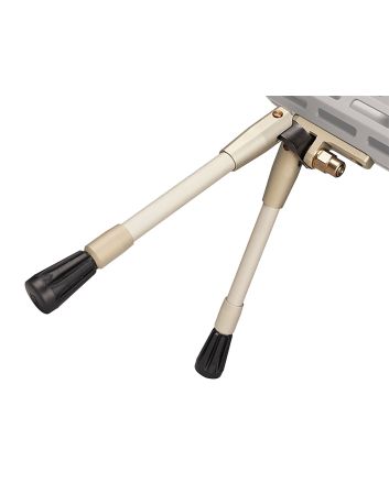 Q LLCKickstandBipod, 7.06"- 9.50" Vertical Adj. Stainless Steel, 15 Degree Tilt, Fits M-LOK Mount