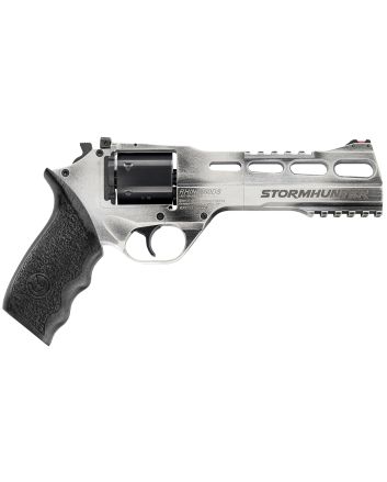 Chiappa Firearms 340334 Rhino 60DS Limited Edition 357 Mag 6 Shot 6" Stormhunter (White) Steel Vent Rib Barrel, Cylinder &amp; Aluminum Frame, Black Walnut Grip, Hammer Safety