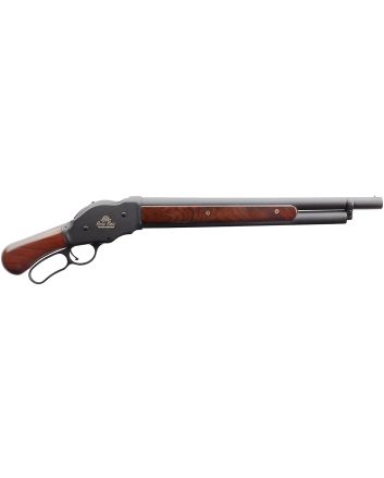 Chiappa Firearms 930377 1887 Rose Box Bootleg 12 Gauge 5+1 2.75" 18.50", Black Barrel/Engraved Rec, Oiled Walnut Furniture with Pistol Grip, Bead Sight