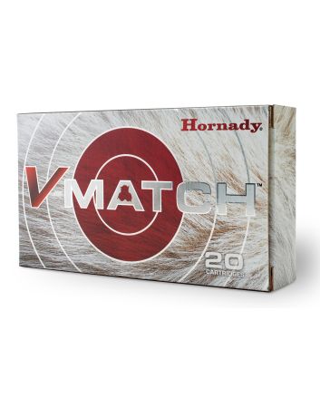 Hornady 81504 V-Match6.5Creedmoor 100gr ELD-VT 20 Per Box/10 Case