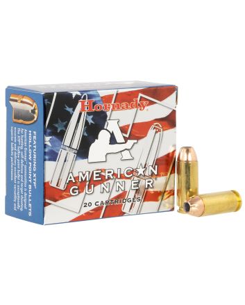 Hornady 91224 American Gunner10mm 155gr Hornady XTP Hollow Point 20 Per Box/10 Case