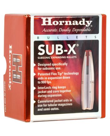 Hornady 3148 Sub-X7.62x39mm 255 gr 100 Per Box/ 15 Case