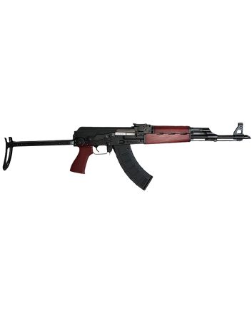 Zastava Arms Usa ZR7762UF ZPAPM707.62x39mm 30+1 16.30" Black Steel Barrel, Black Battle Worn Dark Walnut Handguard, Black Underfolding Stock, Black Synthetic Grip