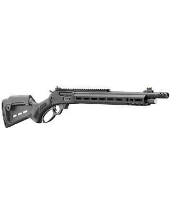 Marlin 70901 1895 Dark 45-70 Gov 5+1 16.17" Threaded, Black, M-Lok Handguard, Synthetic Stock with Cheek Riser &amp; M-Lok Slots, Muzzle Brake, Adj Ghost Ring/Fiber Optic Sights, Optics Mount