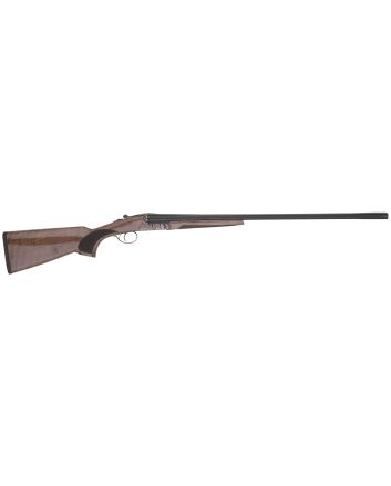 TriStar 38002 Phoenix12 Gauge Break Open 3" 2rd 28" Blued Side By Side Barrel, Color Case Hardened Steel Receiver, Fixed Gloss Walnut Stock, Ambidextrous