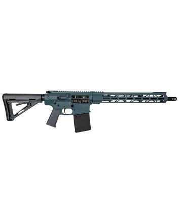 Diamondback DB1018C251 DB10308 Win 16" 20+1, Jesse James Civil Defense Blue Rec/15" M-Lok Handguard, OEM Carbon Lower, Magpul Carbine Stock &amp; K Grip, A2 Flash Hider