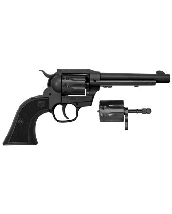 Diamondback DB053CA001 Sidekick22 LR/22 Mag 9 Shot, 5.50" Black Cerakote Steel Barrel &amp; Cylinder, Black Cerakote Zinc Alloy Frame, Black Checkered GFN Grip, Exposed Hammer, Hammer Safety
