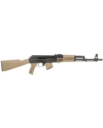 Arsenal SAM7R-62FDEM SAM7R7.62x39mm 10+1 16.25" Black Chrome Lined Steel Barrel, Black Steel Receiver, Fixed Flat Dark Earth Synthetic Stock &amp; Polymer Grip