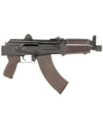 Arsenal SAM7K56P SAM7K-56PSports South Exclusive 7.62x39mm 30rd, 8.50" Black Chrome Lined Steel Barrel, Black Milled Receiver, Plum Furniture, Picatinny Rail, Hard Case, QD Swivel Sling
