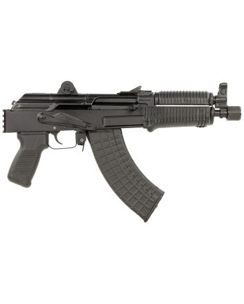 Arsenal SAM7K55 SAM7K7.62x39mm 30+1 8.50" Black Steel Threaded Barrel, Polymer Handguards, Black Aluminum Forged &amp; Milled Receiver, Mounted 1913 Picatinny Rail, Black Polymer Grips