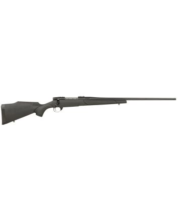 Weatherby VTX65PPR4T Vanguard Obsidian Full Size 6.5 PRC 3+1 24" Blued #2 Contour Threaded Barrel, Blued Drilled &amp; Tapped Steel Receiver, Black Monte Carlo Synthetic Stock