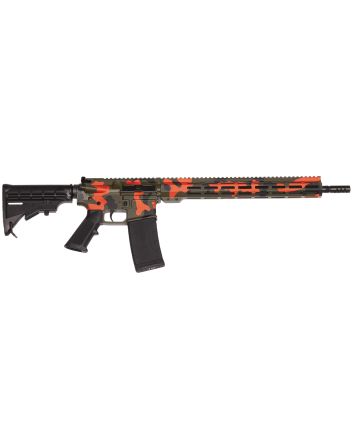 Great Lakes Firearms GL15223MCMP AR-15 Mission 223 Wylde 30+1 16", Deer Camp Camo Rec/15" M-Lok Handguard, Black Carbine Stock &amp; A2 Grip, Muzzle Brake
