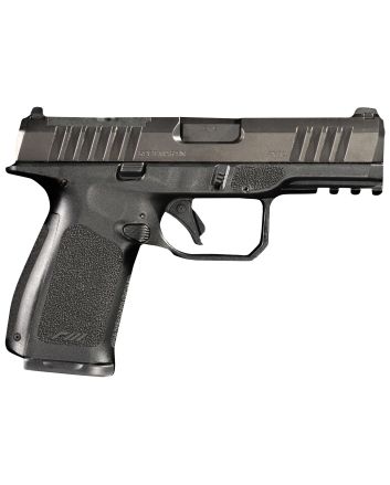 Rost Martin RM1CBLKOSP RM1C9mm Luger 17+1 4" Black Match Grade Barrel, Black Tenifer Optic Ready/Serrated Steel Slide, Black Polymer Frame w/Picatinny Rail, Textured Grip, Ambidextrous