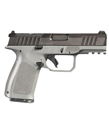 Rost Martin RM1CGRYOSP RM1C9mm Luger 17+1 4" Black Match Grade Barrel, Black Tenifer Optic Ready/Serrated Steel Slide, Stone Gray Polymer Frame w/Picatinny Rail, Textured Grip, Ambidextrous
