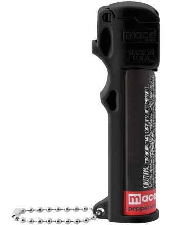 Mace 80725 Personal Pepper Spray Range 12ft Black Includes Keychain