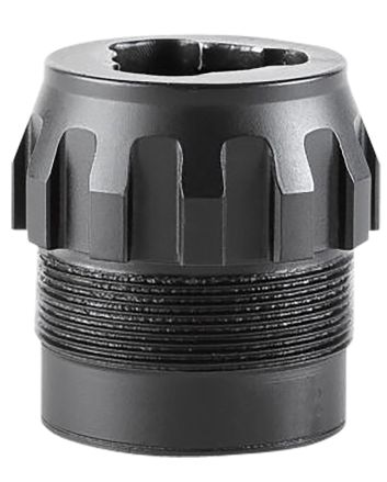 Dead Air DA444 P-Series 3-Lug Adapter Black Stainless Steel, Fits Primal/Wolfman/Ghost 45 with P-Series Adapter