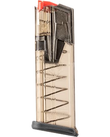 ETS Group OMGGLK19 Omega15rd 9mm Compatible w Glock 19 Gen1-5 Translucent Smoke