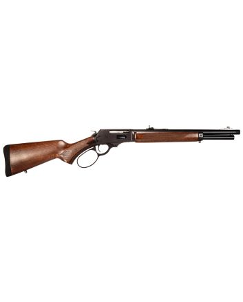 Rossi 954570161 R95 Trapper 45-70 Gov 5+1 16.50" Black Oxide Threaded Barrel, Black Oxide Drilled &amp; Tapped Stainless Steel Receiver, Fixed Hardwood Stock