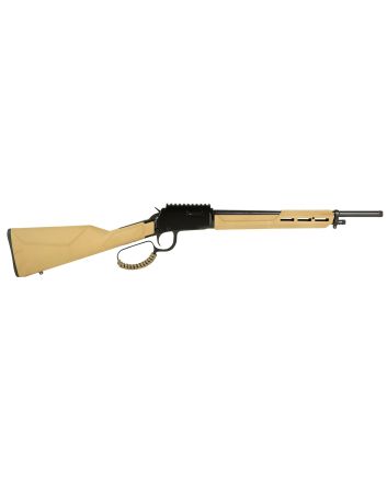 Rossi RL22161STFDE Rio Bravo Tactical 22 LR 10+1 16.50" Polished Black Oxide Steel Threaded Barrel, Picatinny Rail Matte Black Aluminum Receiver, Fixed Flat Dark Earth Synthetic Stock