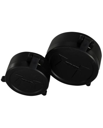 Huskemaw Optics 20SFC416 Blue Diamond Flip-Up Lens Caps Black Rubber 42mm Objective, Compatible w/Blue Diamond 4-16x42mm