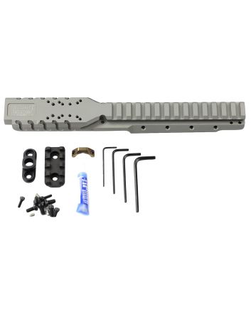 Samson 030026511 Hannibal Rail for Ruger Mini-14 or Mini-30 (2008 or Later)Natural Gray 0 MOA