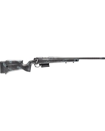 Bergara Rifles B14S751CF B-14 Crest 308 Win 5+1 20" Sniper Gray Cerakote #5 Contour Threaded Barrel, Sniper Gray Cerakote Steel Receiver, Black &amp; Gray Sponge Fixed Carbon Fiber Stock