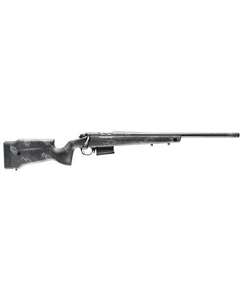 Bergara Rifles B14LM7513CF B-14 Crest 7mm PRC 5+1 22" Sniper Gray Cerakote #5 Contour Threaded Barrel, Sniper Gray Cerakote Steel Receiver, Black &amp; Gray Sponge Fixed Carbon Fiber Stock
