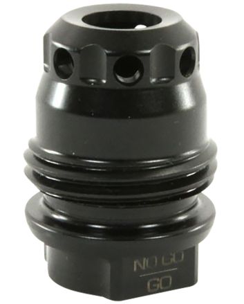 Rugged Suppressors MB014 M2 BrakeBlack, 1/2"-28 tpi Threads, Dual Taper Locking System, Fits Radiant762, Surge762, Razor762 &amp; Micro30 Suppressors