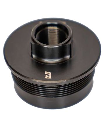 Rugged Suppressors DTM004 Universal Direct Thread MountM18x1 tpi, Black, Fits 1.375"-24 tpi Tube Threads