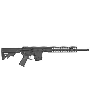 LWRC ICDIR35B16L Individual Carbine Direct Impingement 350 Legend 5+1 16.10" Threaded, Black, Ambi Rec, M-Lok Handguard, 6 Position Stock, OEM Ultra Combat Grip, Angled Fore Grip