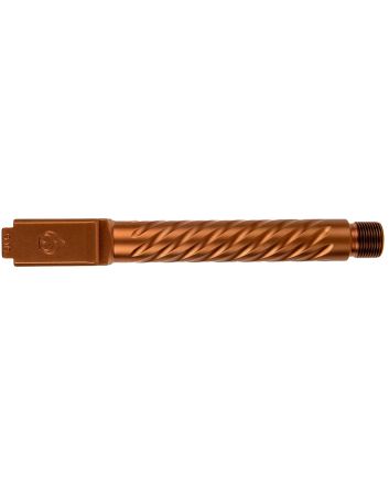 Ballistic Advantage BAPSG175T3R Premium SeriesThreaded/Spiral Fluted, 9mm Luger, Copper PVD, Fits Glock 17 Gen 5