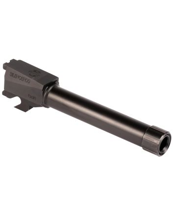 SilencerCo AC2486 Threaded Barrel4.50" 9mm Luger, Black Nitride Stainless Steel, Fits Sig P320 Compact