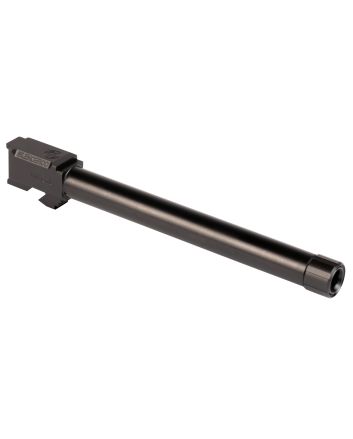 SilencerCo AC861 Threaded Barrel6.50" 9mm Luger, Black Nitride Stainless Steel, Fits Glock 17L
