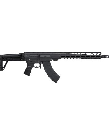 CMMG 86AD60BAB Dissent MK47 7.62x39mm 30+1 (2) 16.10", Black Armor, Side Charging Handle Rec, 15" M-Lok Handguard, Side Folding Stock, Zeroed Grip, Muzzle Brake, 60/90 Ambi Safety, Adj. Gas Block